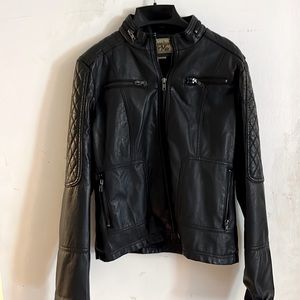 Maralyn & me black leather jacket